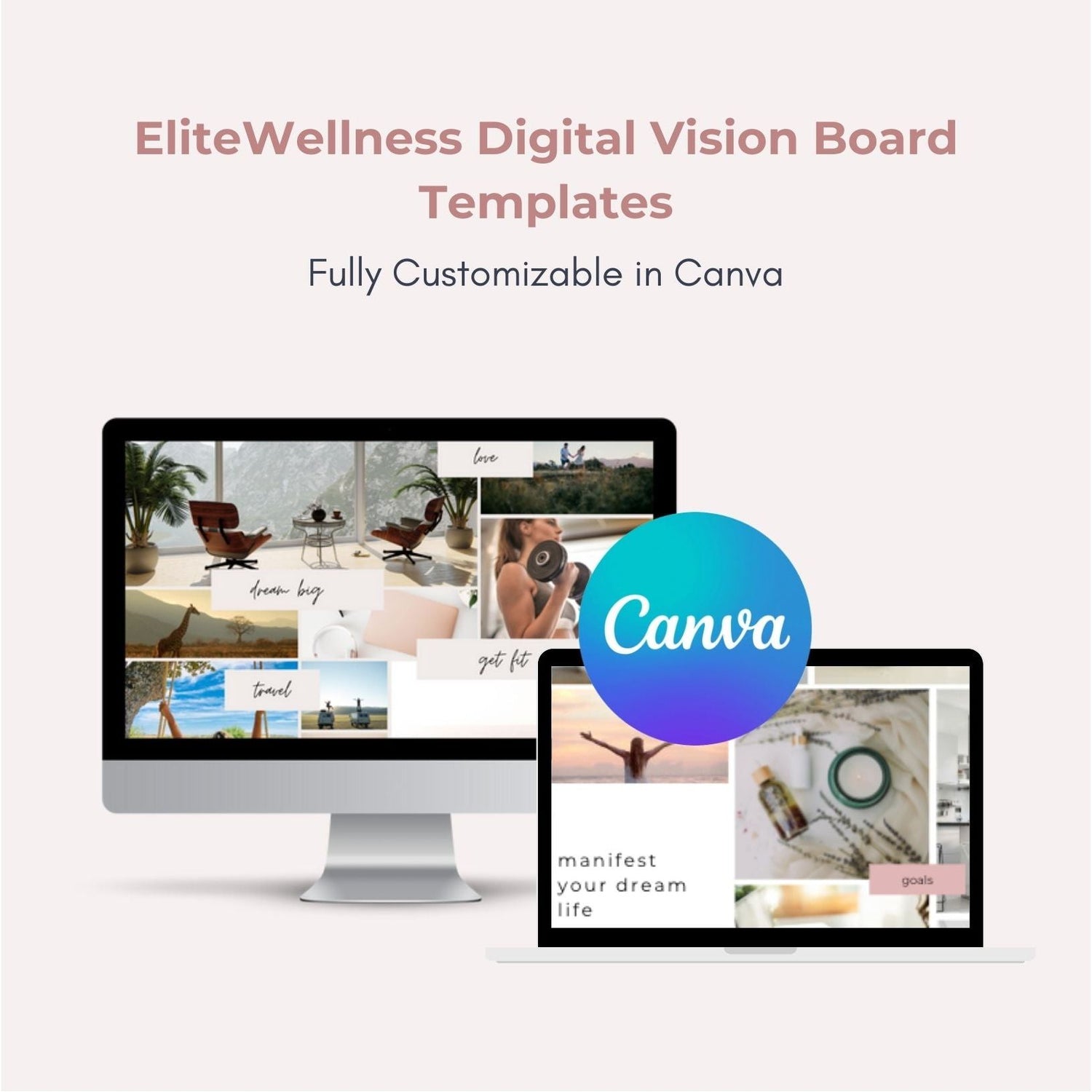 EliteWellness Vision Board Templates (Value $10)